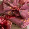 Badetuch Secret Garden Mauve 55x100cm