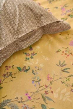 Bettbezugsset Bodhi Flower Gelb