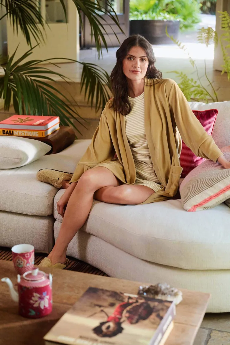 Bobi Kurze Hose Little Sumo Stripe Sand
