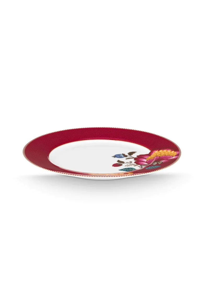 Essteller Blooming Tales Dunkelrot 26.5cm