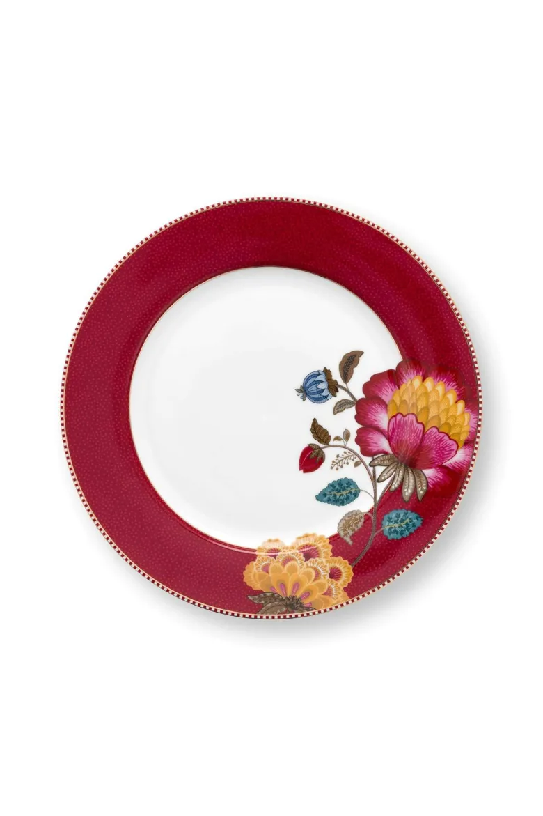 Etagere 3 Ebenen Blooming Tales Fantasy Dunkelrot