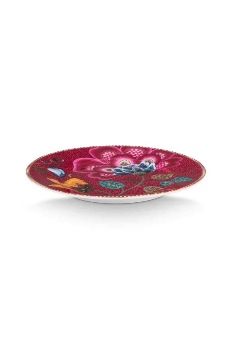 Etagere 3 Ebenen Blooming Tales Fantasy Dunkelrot