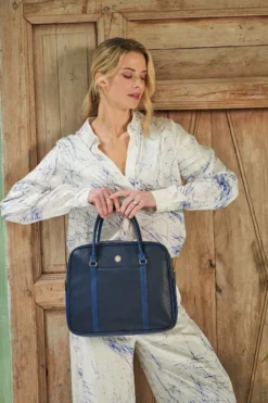 Felice Handtasche Gross Blau