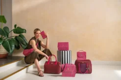 Felice Handtasche Gross Rot