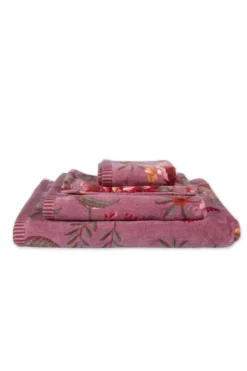 Große Handtuch Secret Garden Mauve 70x140cm