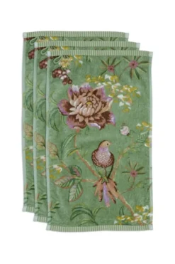 Gästehandtuch Set/3 Secret Garden Grün 30X50cm