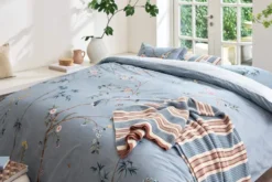 Kissenbezug Bamboo Blossom Hellblau