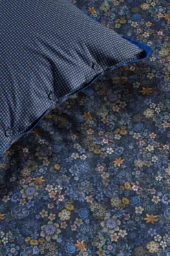 Kissenbezug Tutti i Fiori Dunkelblau
