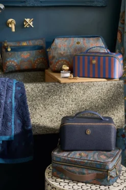 Kosmetiktasche Cooper Mittelgroß Jabali Blau