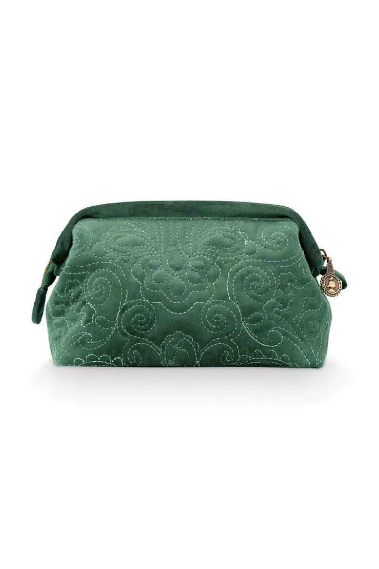 Kosmetiktasche Klein Quiltey Days Grün
