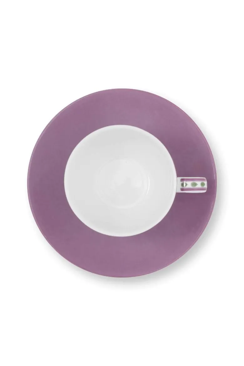 Lily & Lotus Espresso Tasse & Untertasse Lila
