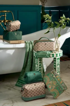 Necessaire Cooper Groß Jaipur Flower Grün