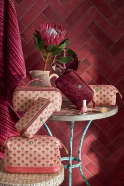 Necessaire Cyrille Klein Jaipur Flower Rosa