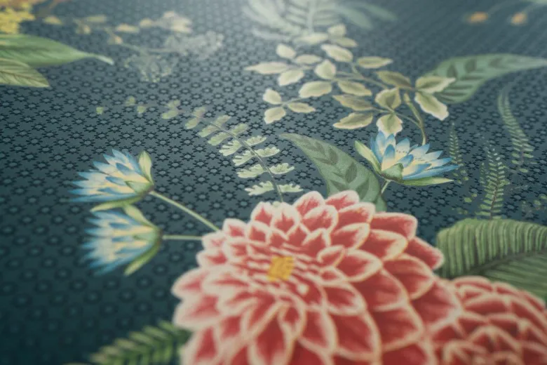 Pip Studio Floris Vliestapete Dunkel Blau