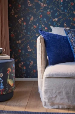 Pip Studio Good Nightingale Vliestapete Dunkelblau