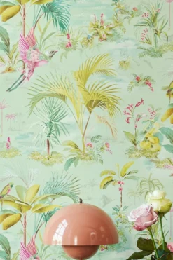 Pip Studio Palm Scene Vliestapete Grün