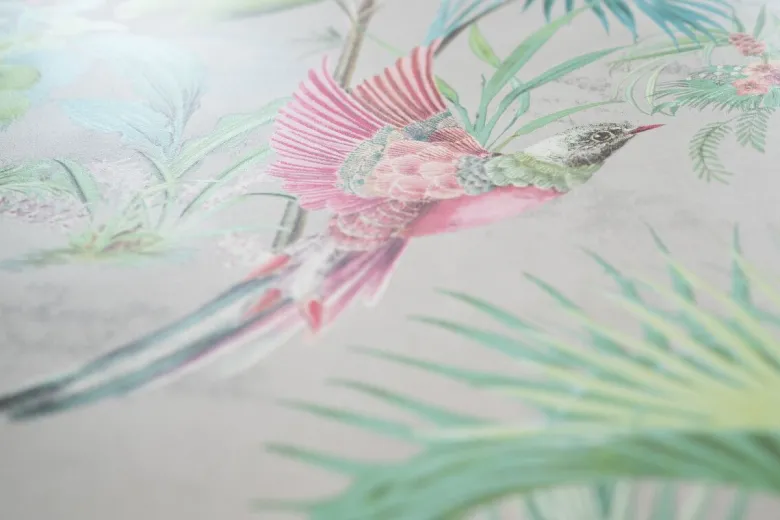 Pip Studio Palm Scene Vliestapete Grau