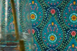 Pip Studio Raindrops Vliestapete Dunkel Blau
