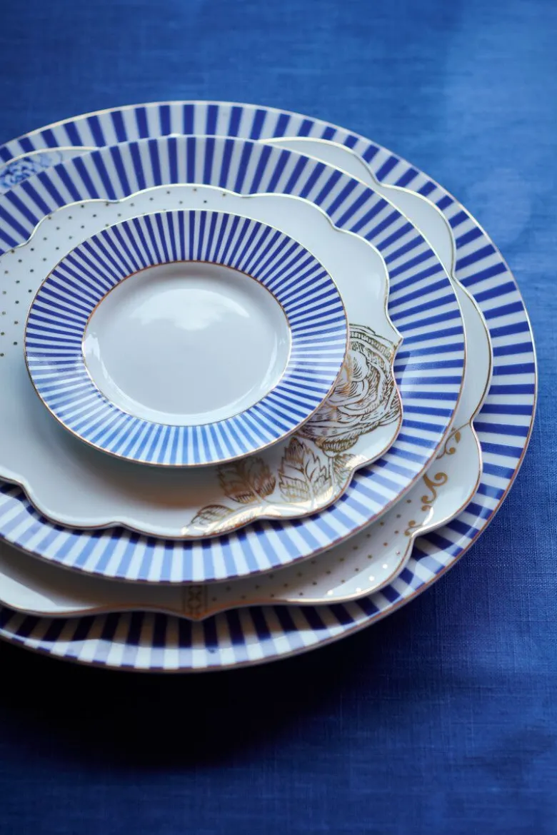 Royal Stripes Frühstücksteller Blau 21 cm