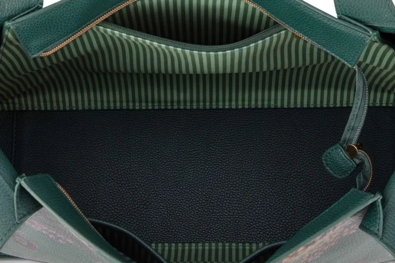 Schultertasche Filou Groß Bodhi Flower Grün