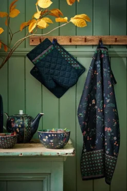 Set/2 Geschirrtüchern Berry Blues Blau