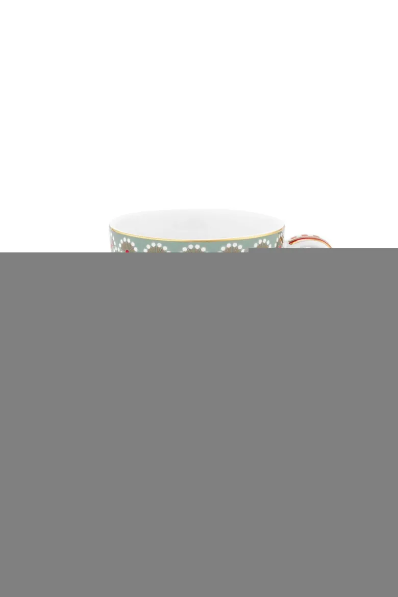 Set/2 Tasses et Soucoupes à Expresso Blooming Tales Blau 120ml