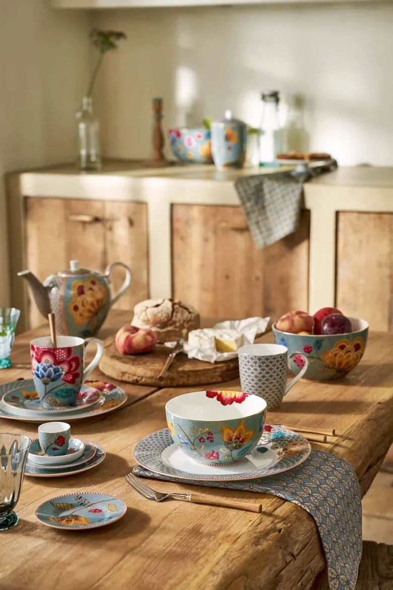 Tasse Blooming Tales Blau 145ml
