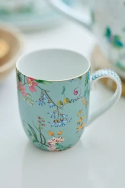 Tasse Klein Jolie Blumen Blau