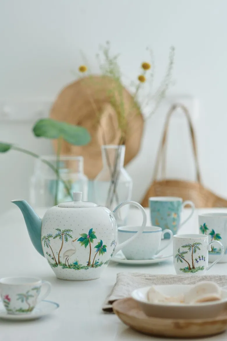 Tasse Klein Jolie Punkte Gold Blau
