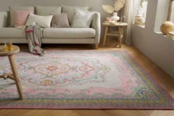 Teppich Majorelle by Pip Pastell Rosa