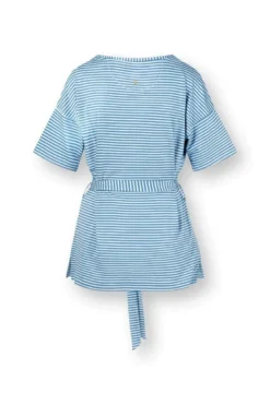 Tonya Top Kurze Ärmeln Little Sumo Stripe Blau