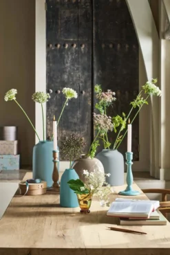 Vase Metall Khaki 23cm