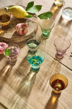 Wasserglas Tulpe Blau 280ml