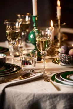 Wasserglas Winter Wonderland Gold